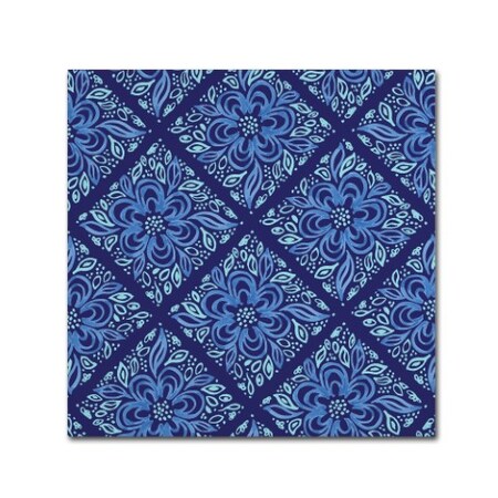 Trademark Fine Art Yachal Design 'Dancing Petals 200' Canvas Art, 18x18 ALI13391-C1818GG